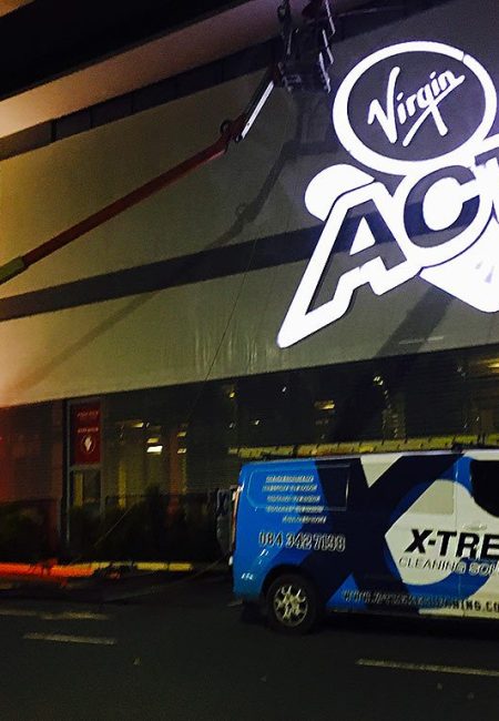 Virgin Active Building Wash Down