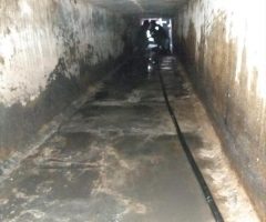 Pit drain Cleaning