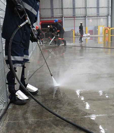 Ultra High Pressure Floor Cleaning