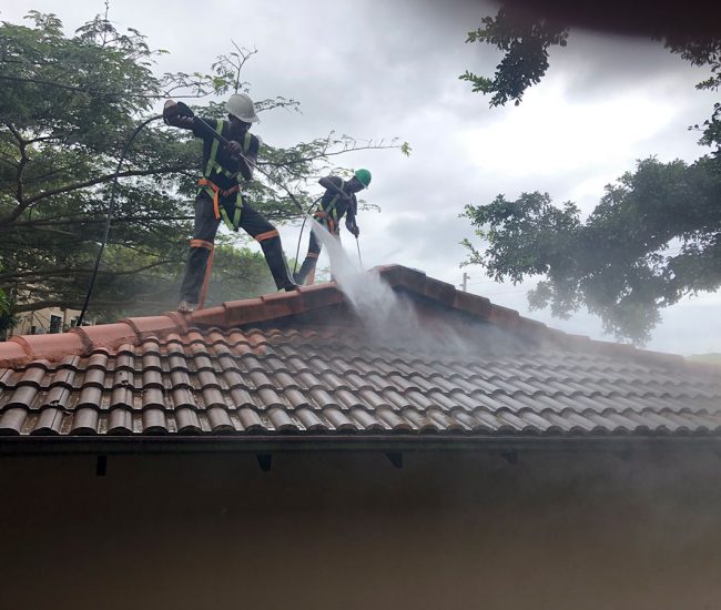 Pressure Cleaning Roof