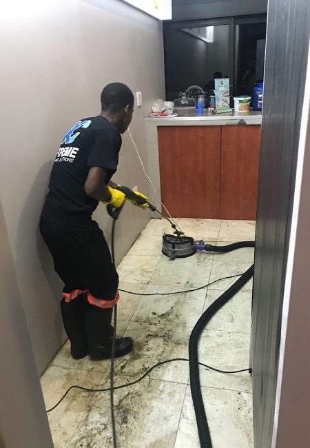 Floor Cleaning after rain
