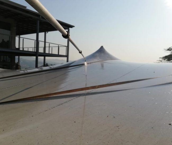 Canvas and Stretch Tent Cleaning