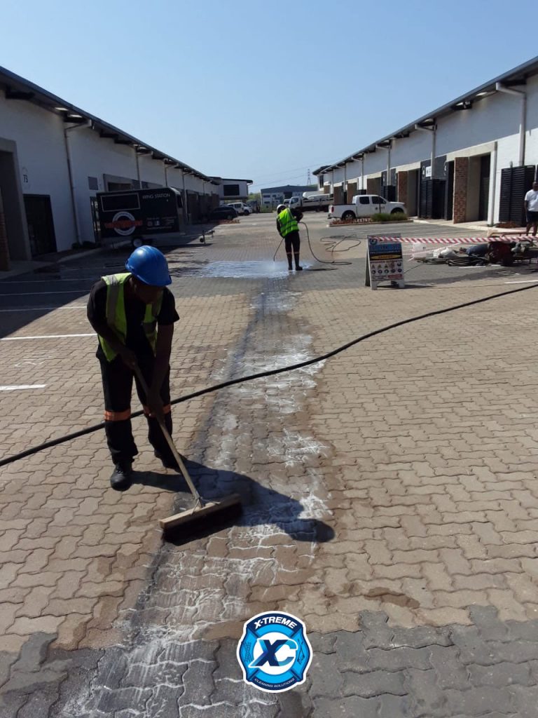 Cleaning Oil Spill on Paving Xtreme Cleaning Solutions