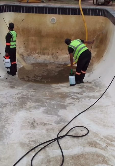 Swimming Pool Drain and Clean by X-treme Cleaning