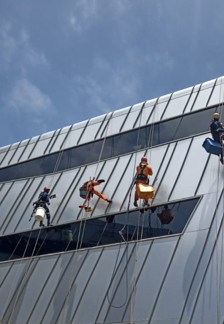Rope Access Window and Cladding Wash