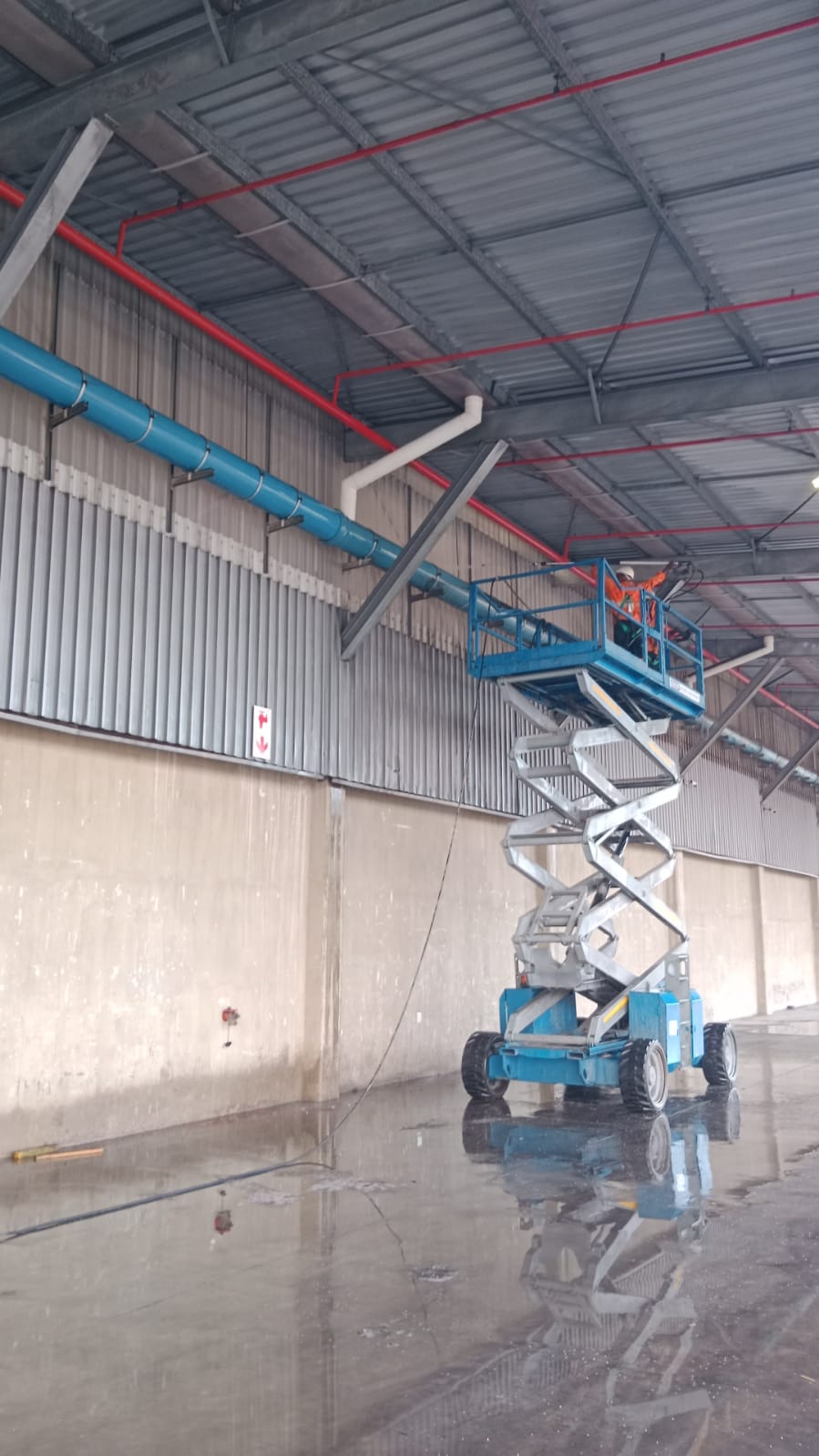 Warehouse Floor, Roof and Cladding Wash