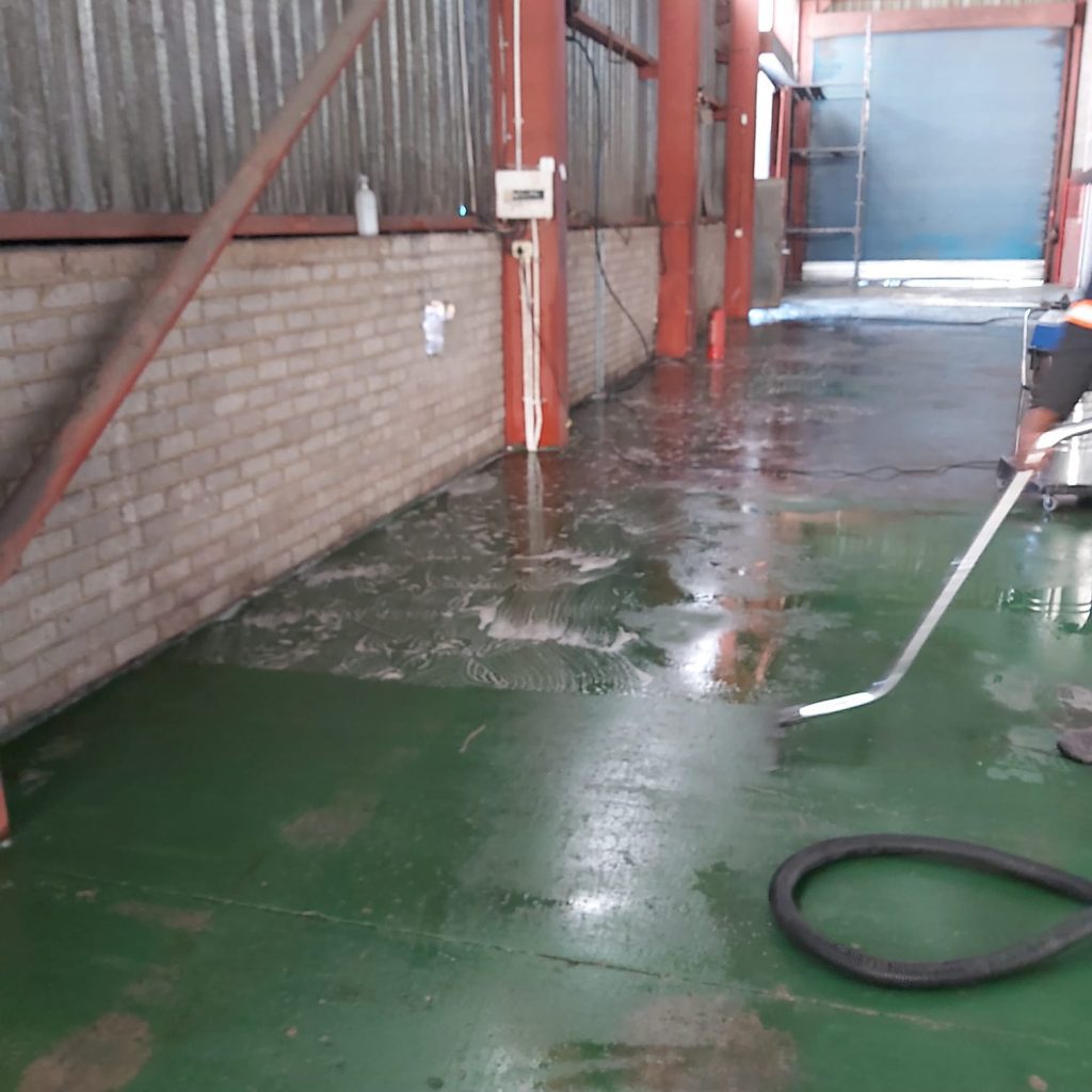 Warehouse Oil Spill Cleaning - Contact X-treme Cleaning Solutions