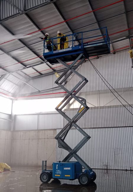 High Reach Warehouse Cleaning