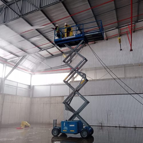 High Reach Warehouse Cleaning